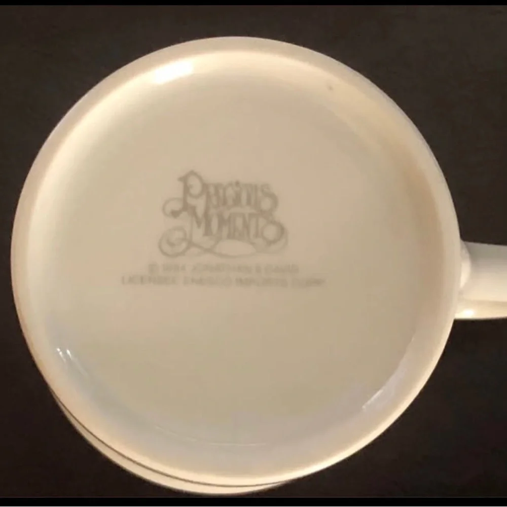 The Enesco Precious Moments Mug/Cup “Thank God for MOM” Porcelain/Ceramic 1984